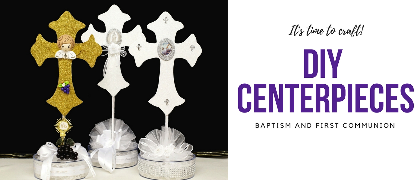 Baptism And First Communion Diy Centerpiece Ideas Cb Flowers